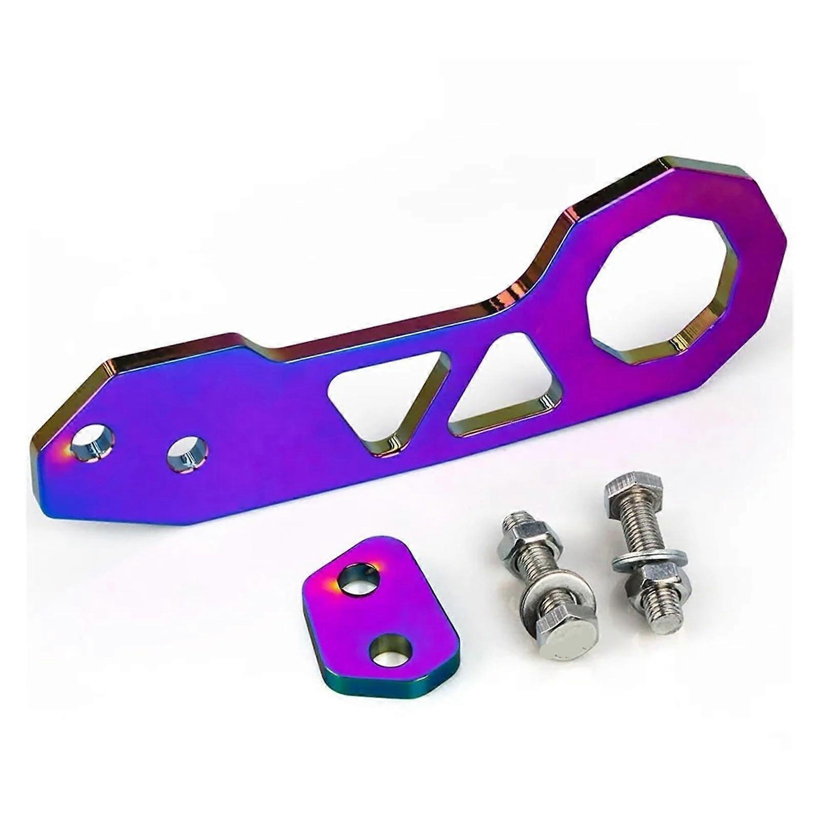 Towing Hitch Universal Rear Tow Hook Made of Aluminium Alloy for Racing for Civic Tow Bar (Neo Chrome)