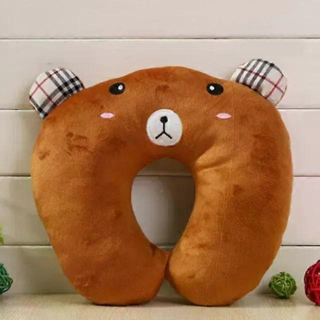 Soft U Shape Plush Sleep Neck Pillow Office Cushion Cute Kids/Adults Travel Pillow ComSuitable fortable and Soft