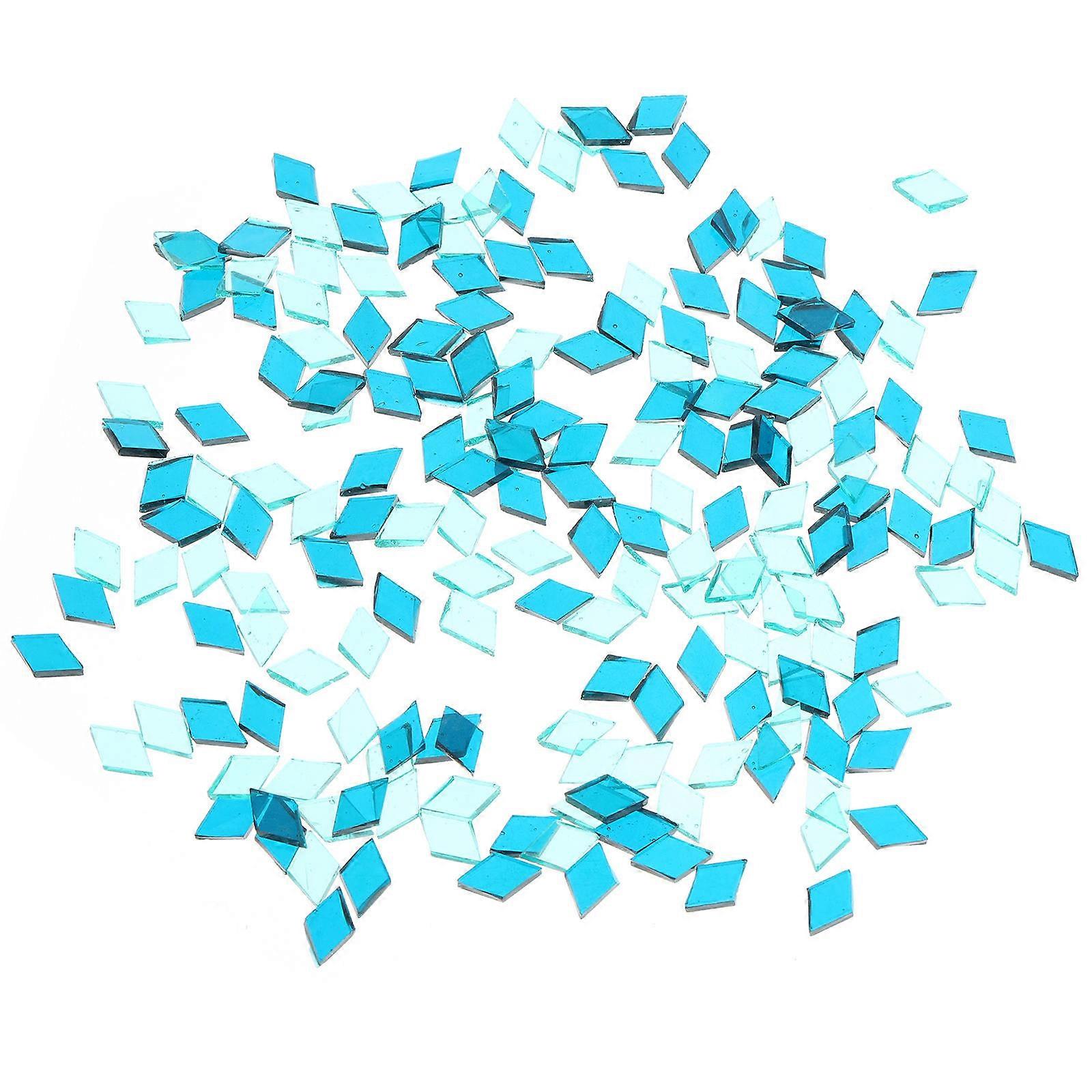 1 Bag Glass Mosaic Tiles for Crafts Stained Glass Pieces DIY Making Mosaic