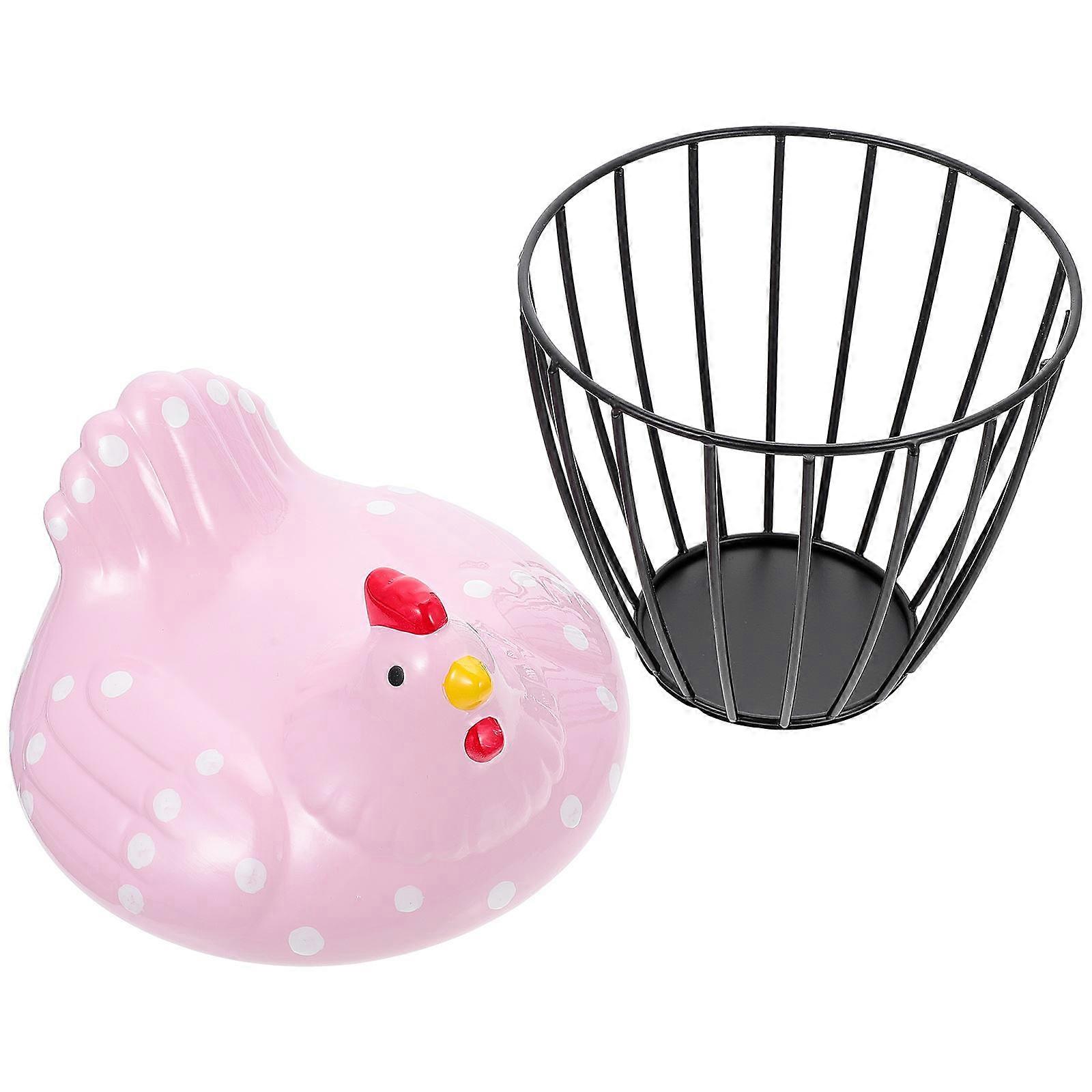 Stylish Black Egg Display Stand For Home And Kitchen Storage With 1Pack