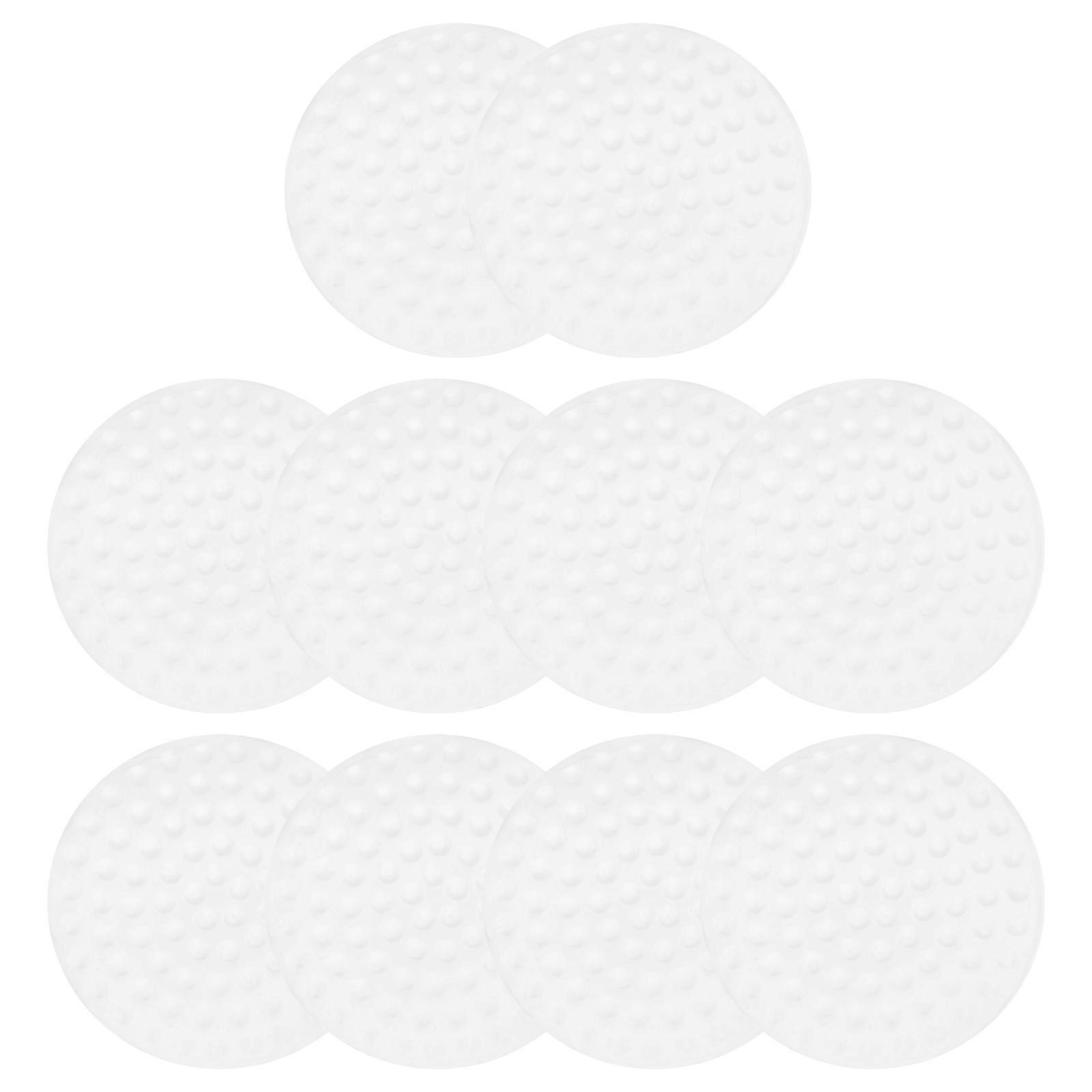 Door Protector 10PCS Collision-proof Pad White Cushion For Home Use With Self-adhesive Backing