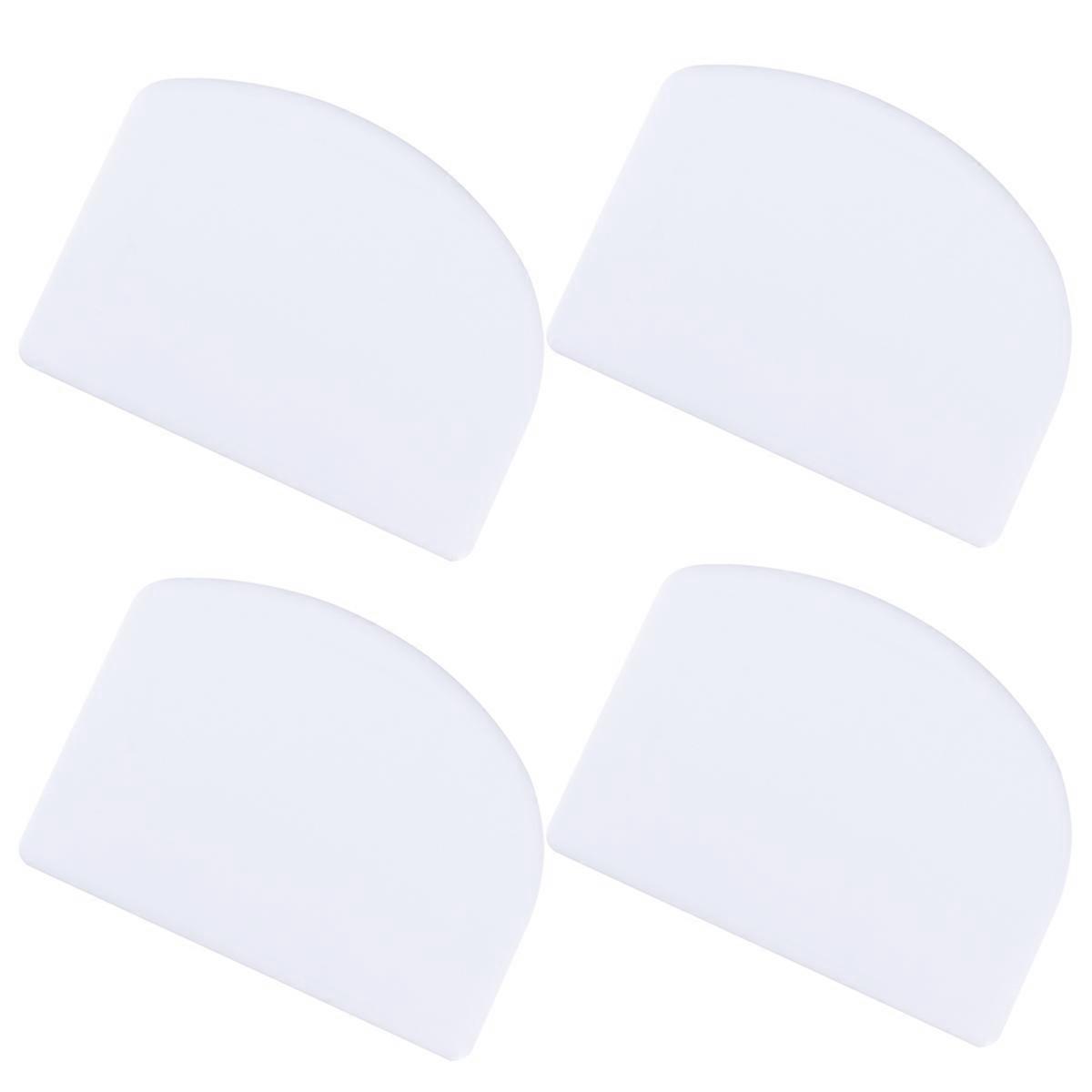 4pcs White Plastic for Baking Use Multifunctional Kitchen Tool Made of PP