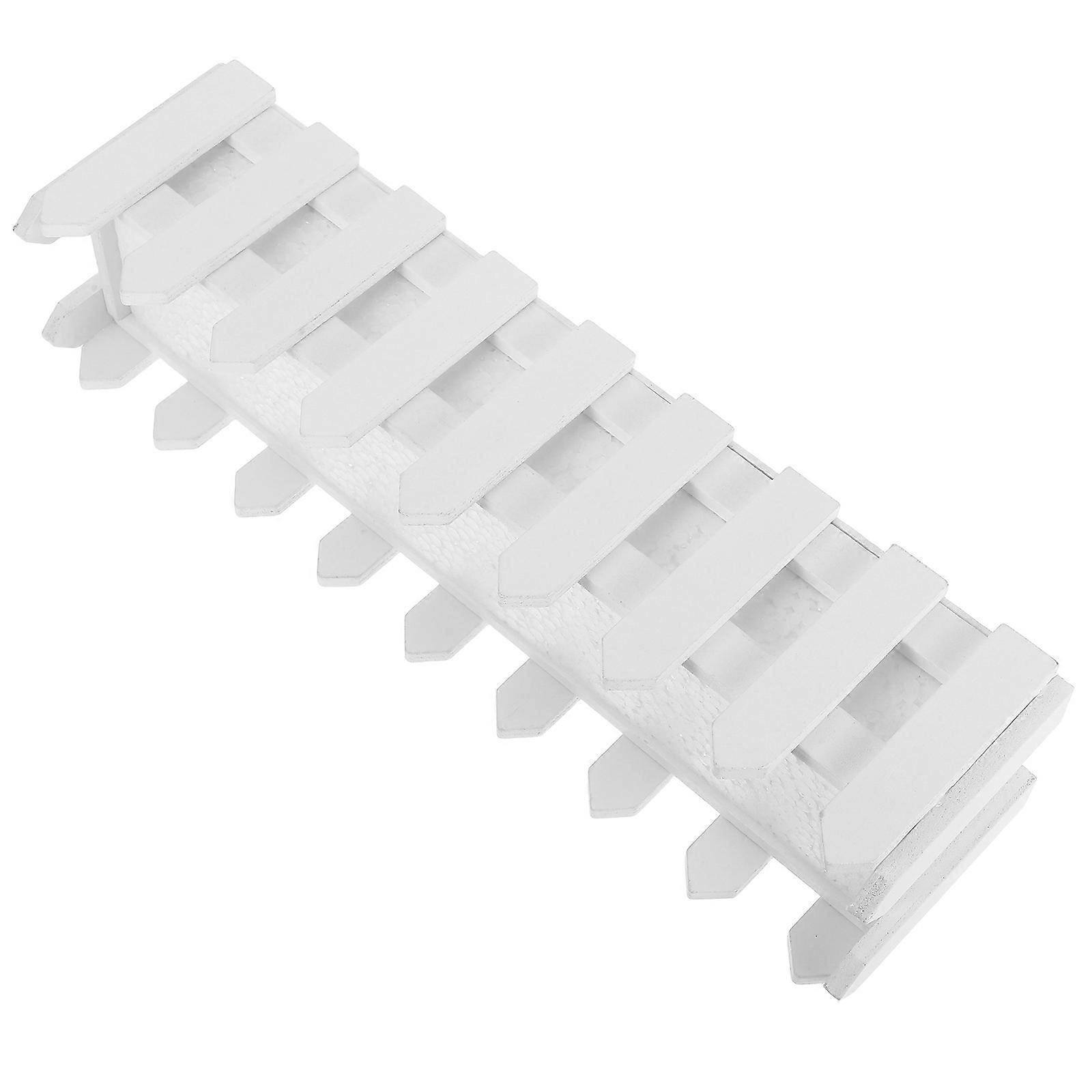 Rustic Wooden Fence Planter For Indoor Outdoor Decoration With Foam Insert 30.00X7.80X7.40CM 1Pack