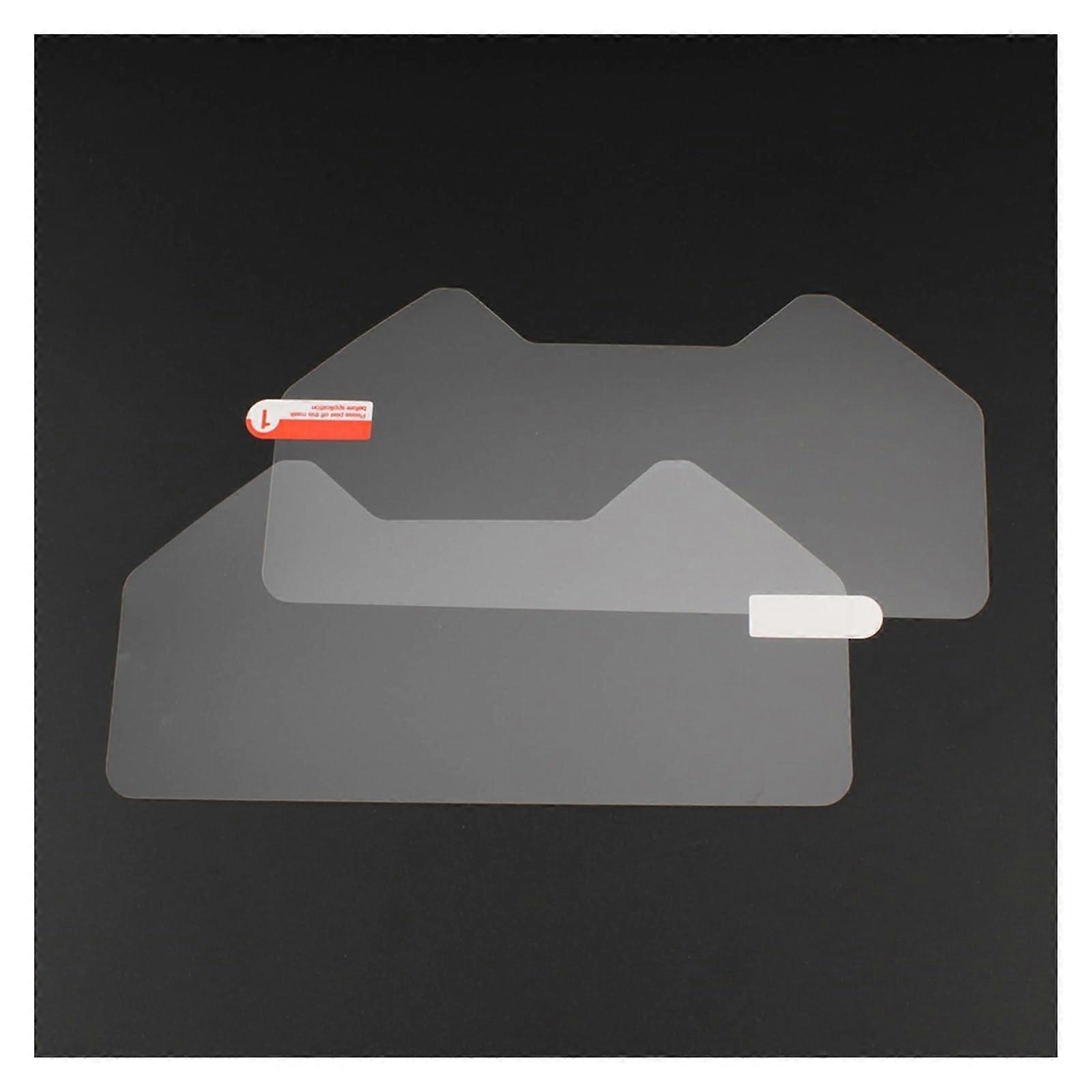 Odometer Protective Film for YAM & AHA R15 V4, 2 x PVC Dashboard Screen Protector, Scratch Resistant Instrument Cluster Film