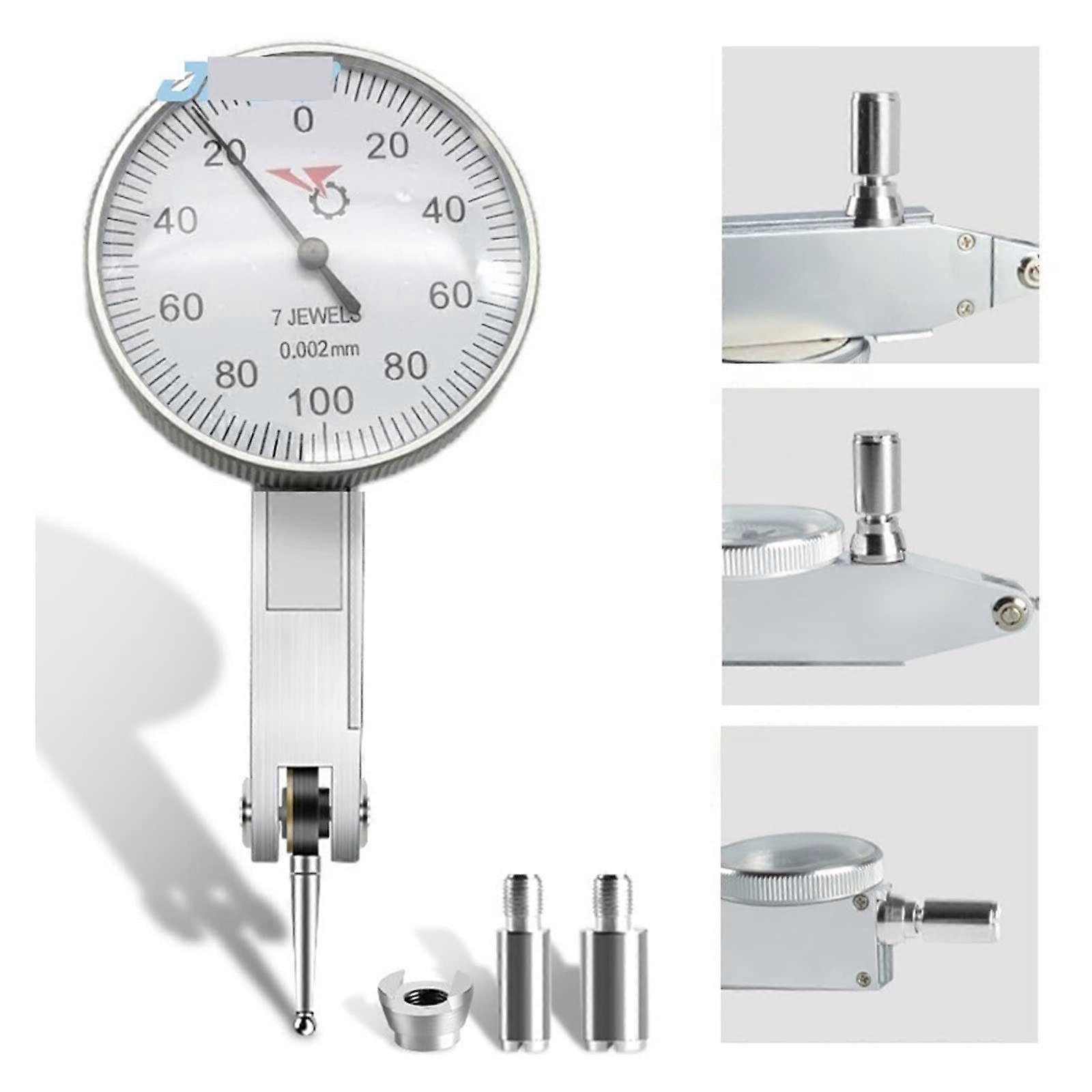 Dial Indicator, 100 mm Extendable, Rotating Clamp, Digital, Altitude Lever, Holder Arm, 9 mm Stand for 3D Printer X Yellow