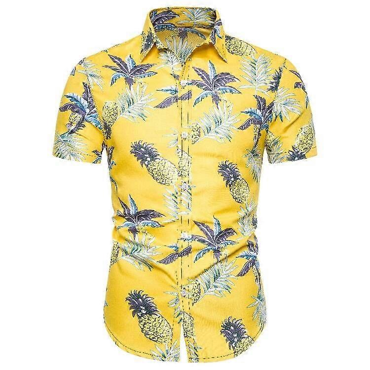 Man's Short Sleeve Resort Printed Shirt