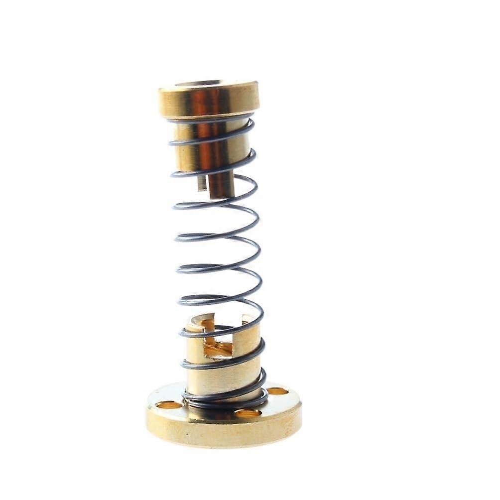 T8 Threaded Rod Anti Backlash Nut TR8x8 Spring Loaded Flange Nut for CNC 3D Printer Tools