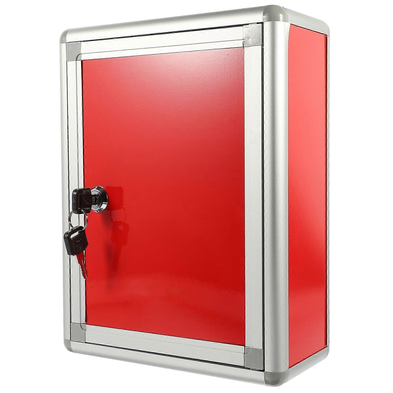 Wall Mount Mailbox Reusable Post Box Locking Letter Box Suggestion Box Collection Box