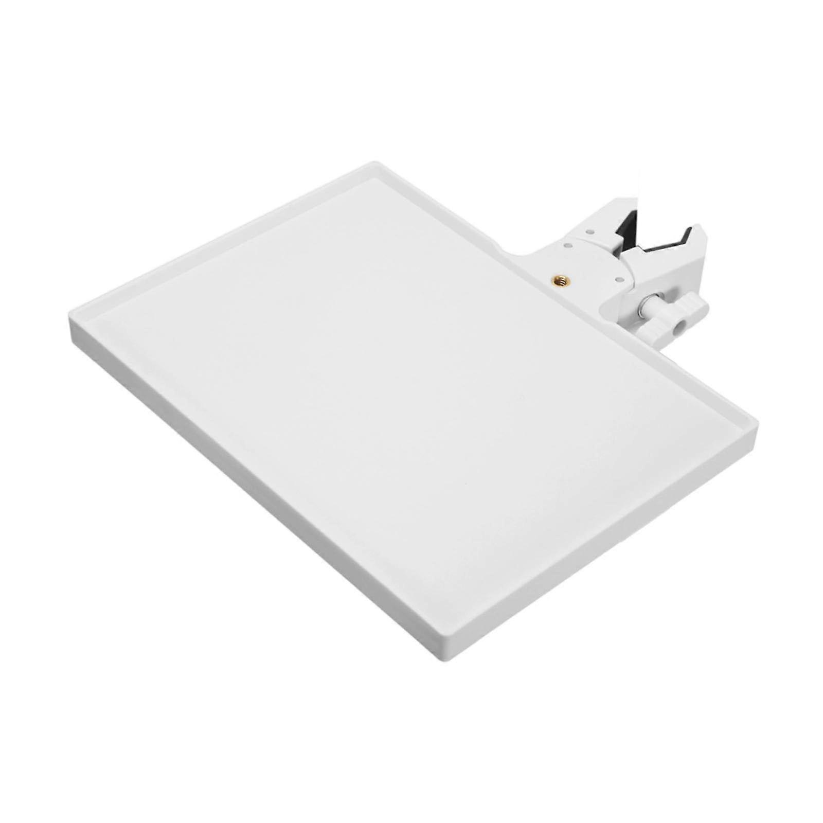 Microphone stand tray mount, microphone stand tray shelf, adjustable for live recording, stage accessories, M