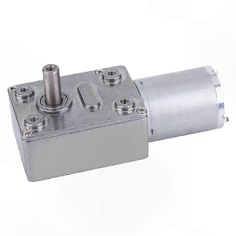 12V DC Worm Gear Motor with High Torque and Speed Reduction Capability