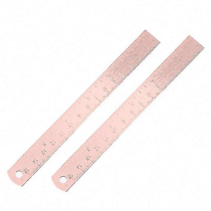 2pcs Drawing Straight Ruler for Precision Drafting and Measuring