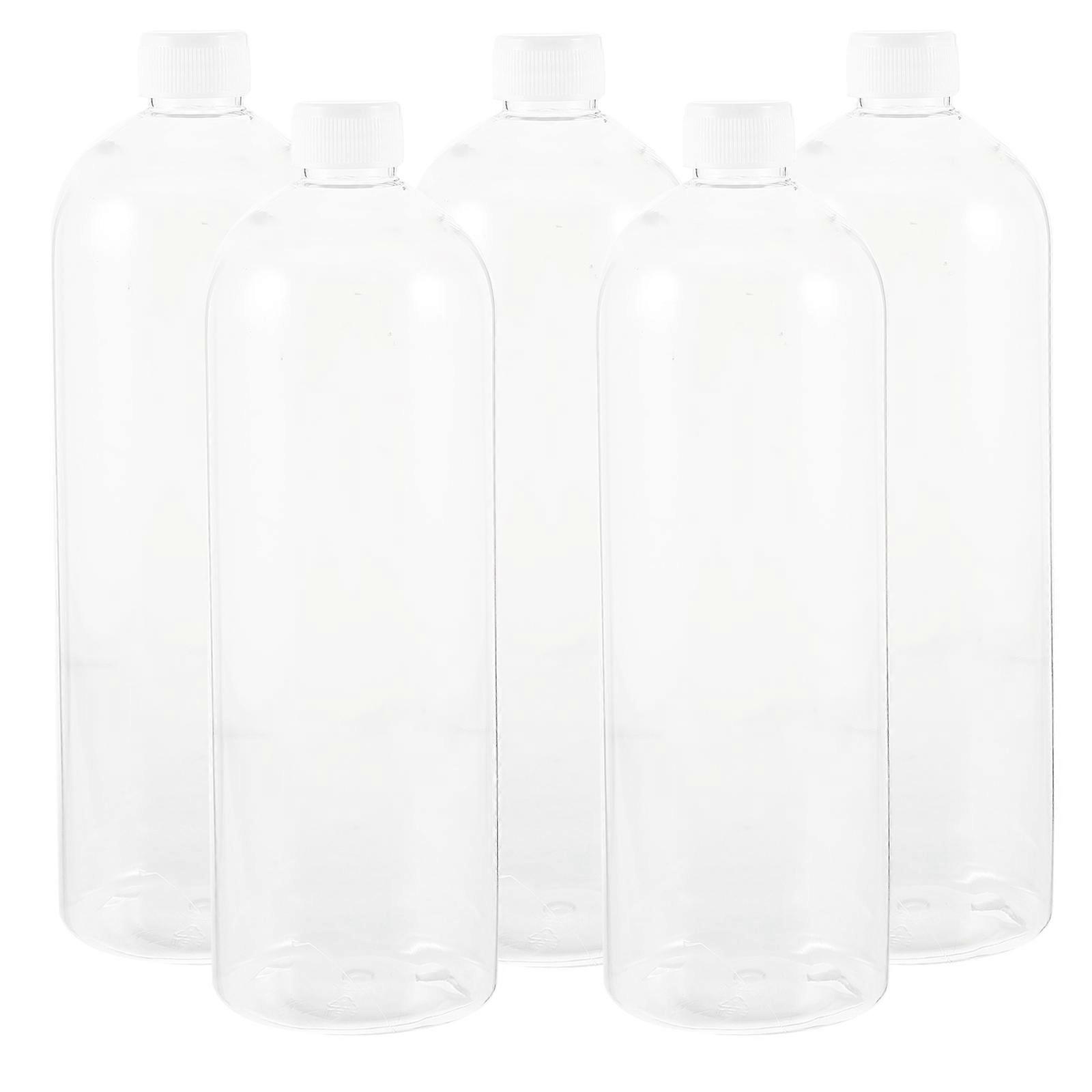 Refillable 5Pcs Pet Liquid Dispenser Bottles for Shampoo Storage