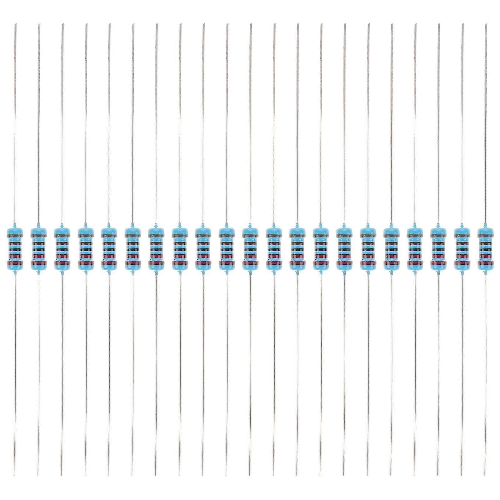 1 set de rezistențe de sortiment Rezistențe de film Rezistențe de experiment Rezistențe electronice 1/4W 1%
