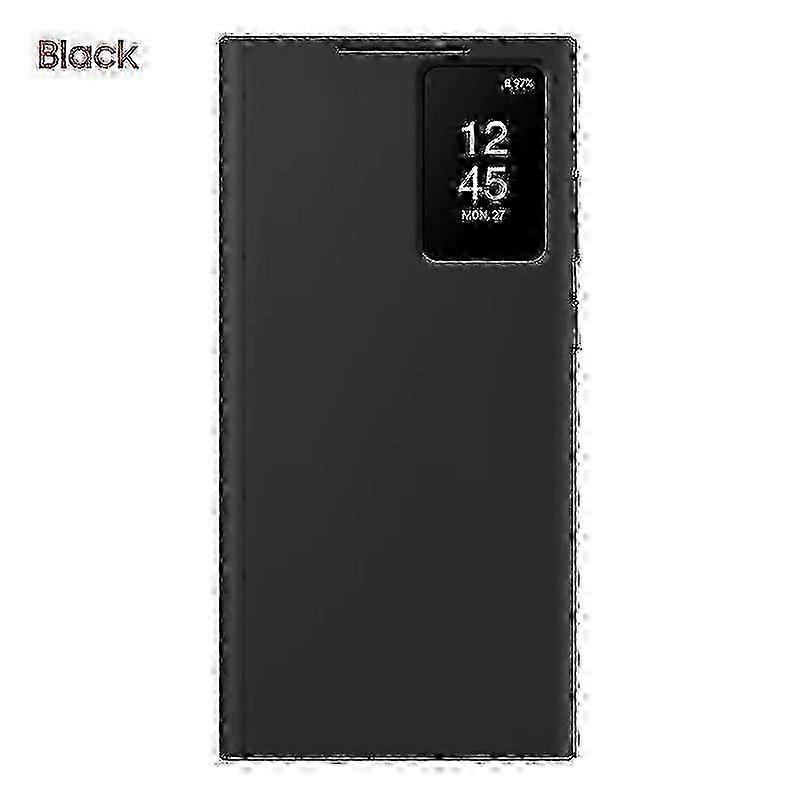 Smart View Wallet Flip Case For Samsung Galaxy S23 Ultra SM-S918B S-View Phone Case Cover