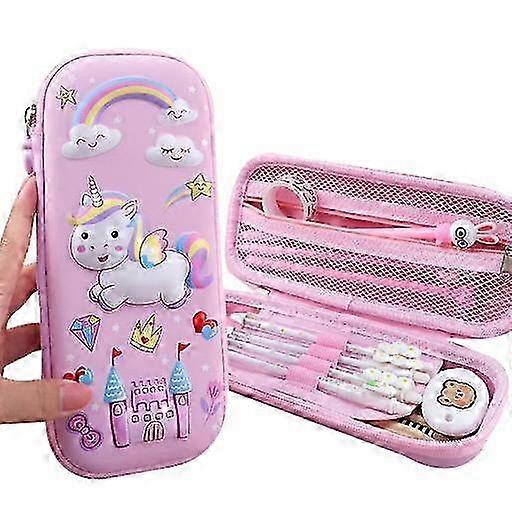 Pencil Box Storage Box 3D Stereo Cartoon