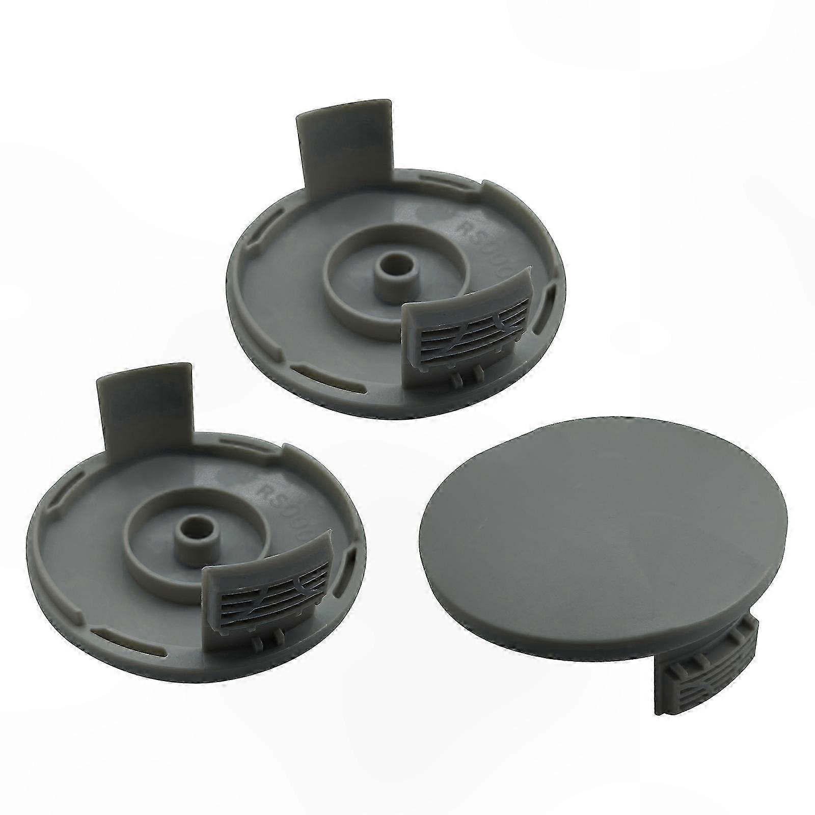3-Pack Spool Cap Replacement for Select Lawn Mower Models Compatible with RLT4027 RLT4125 RLT5027 RLT6030 RLT5127 RLT6130 Trimmer Parts
