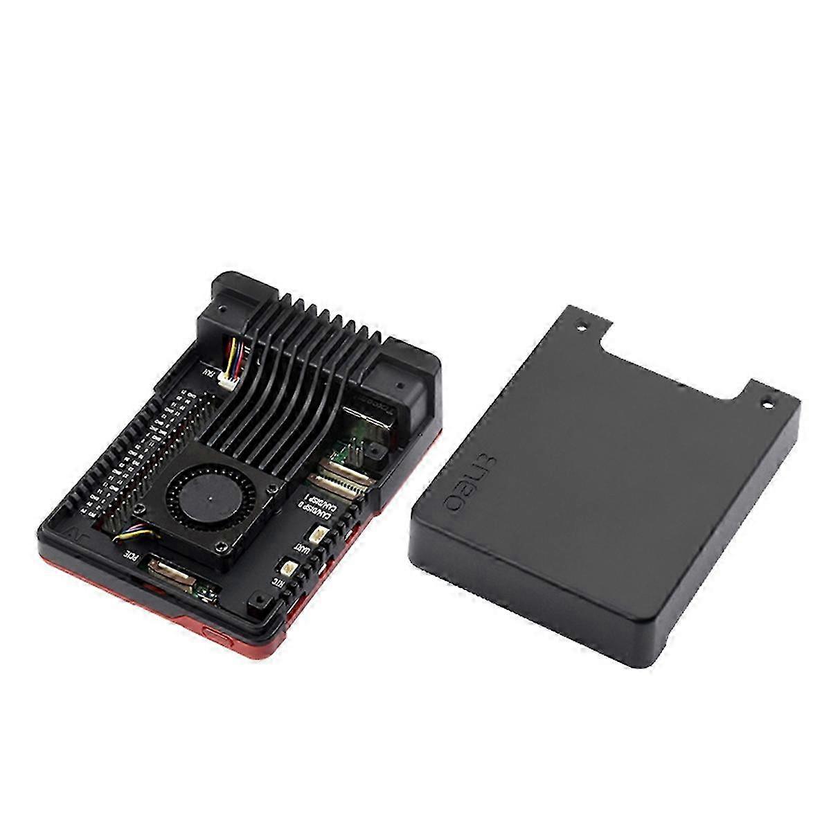 For 5 NEO 5 Aluminm Case with PWN Fan for RPI 5