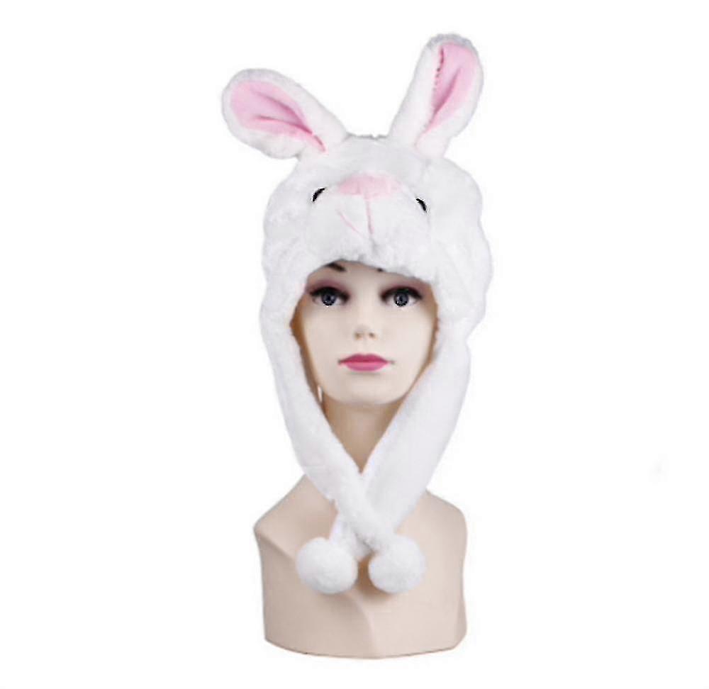 Cute animal hat, multi-functional, super soft plush to warm your ears