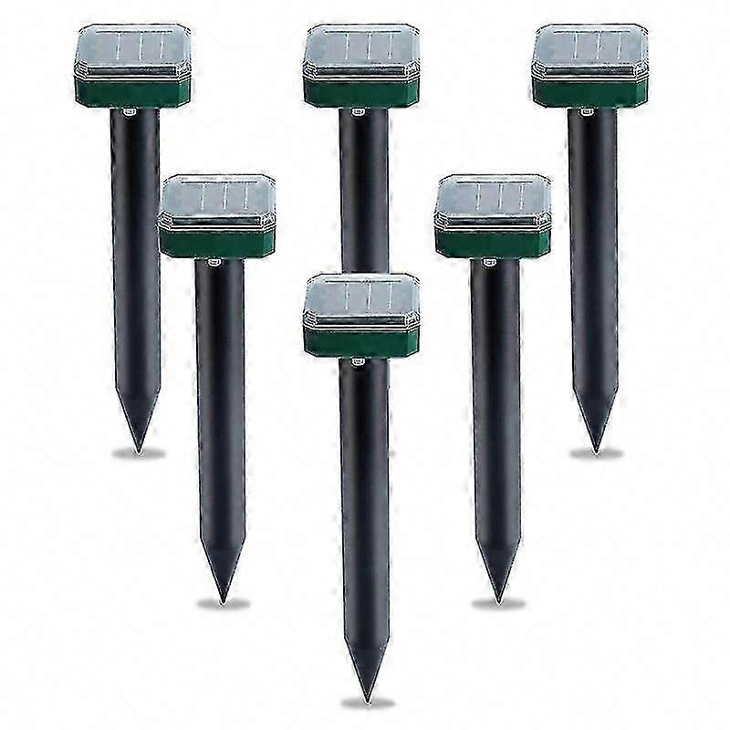 6 Pcs Solar Powered Snake Repellent for Outdoors, Ultra Solar Snake Repellent