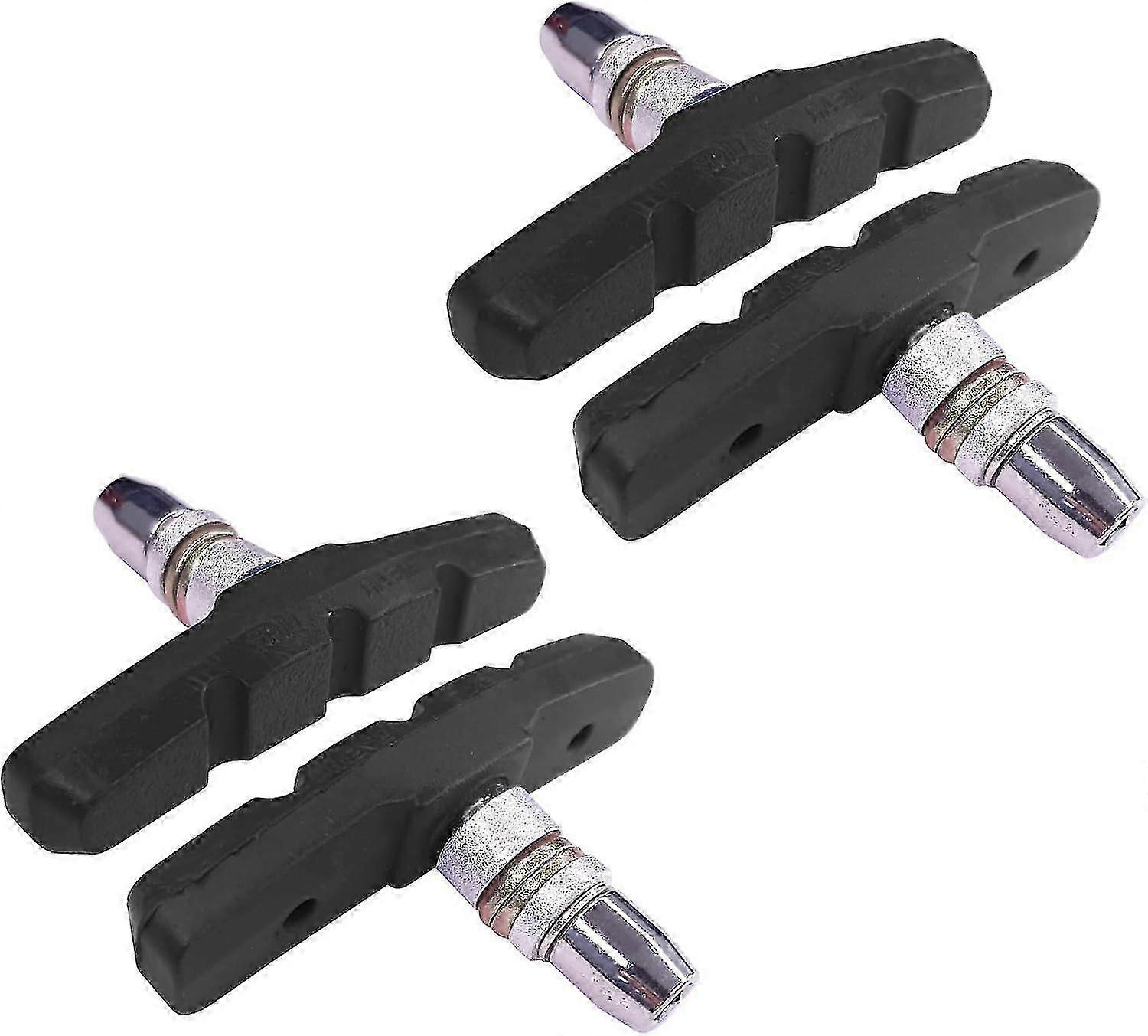 4x Bicycle Brake Pad 2 Pairs 60mm Symmetrical V-brake Compatible With For Shimano Tektro Avid Sram R