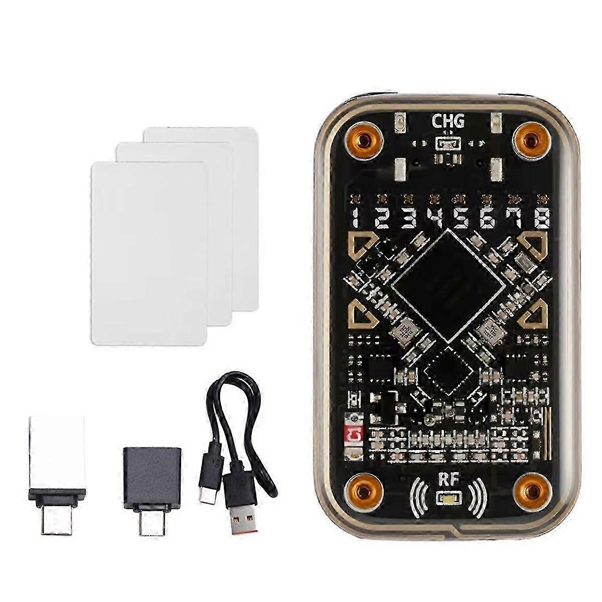 Chameleon Ultra RFID Smart Chip Reader with Contactless Smart Card Emulator & 3xCUID Cards - 125Khz & 13.56Mhz Compatibility