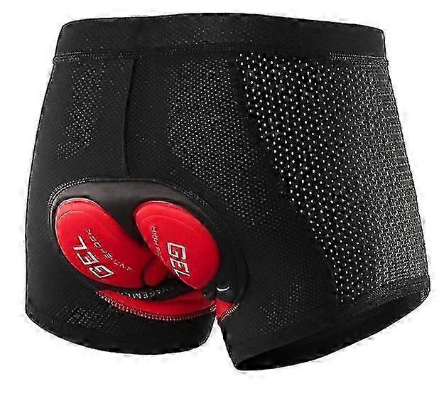 3D padded cycling shorts for men with breathable gel insert