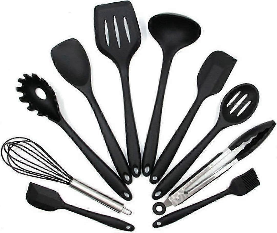10 Pieces Silicone Kitchen Utensils, Kitchen Kit for Cooking