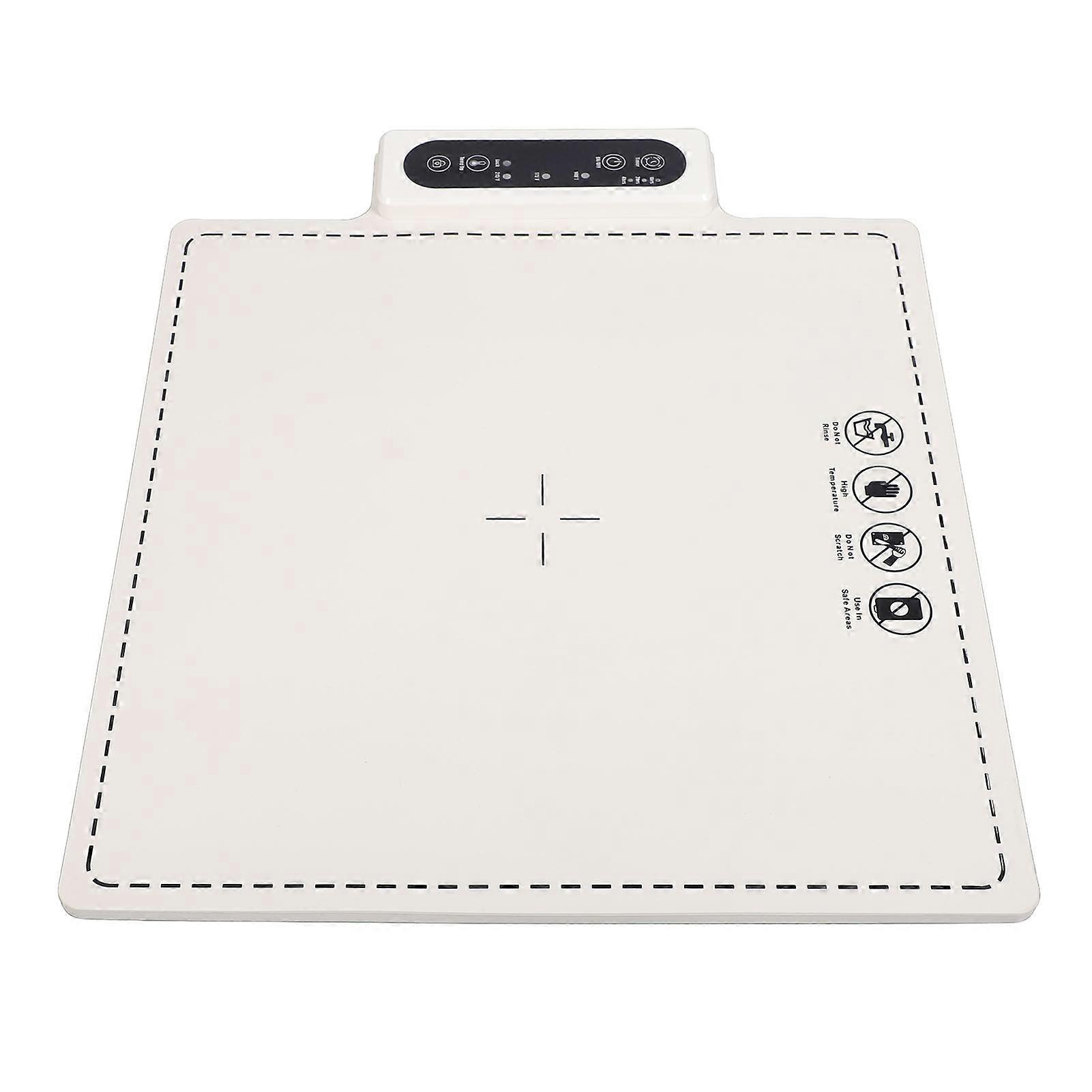 Warmhaltematte 38x38cm Silikon 3 Temperaturen 3 Timer EU-Stecker