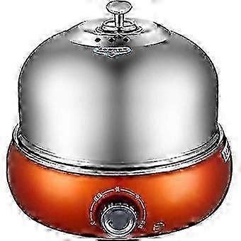 2025 Cuiseur à œufs, cuiseur à œufs électrique, 9 œufs, acier inoxydable avec arrêt automatique, orange