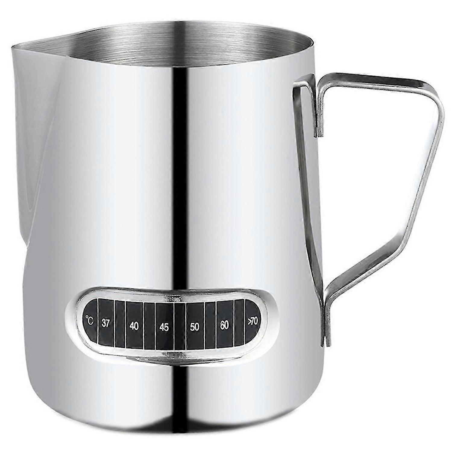 Milk Frother Temperature Display Milk Frother Pot and Cup 600ml