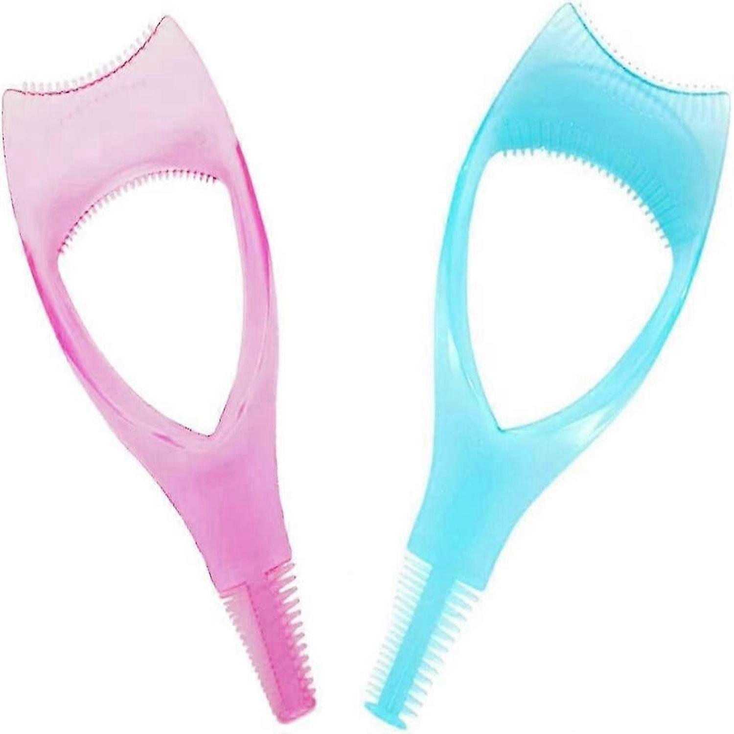 2Pcs Mascara Shield Makeup Eyelash Tool Upper Lower Eye Lashes Protector Applicator Guide Helper