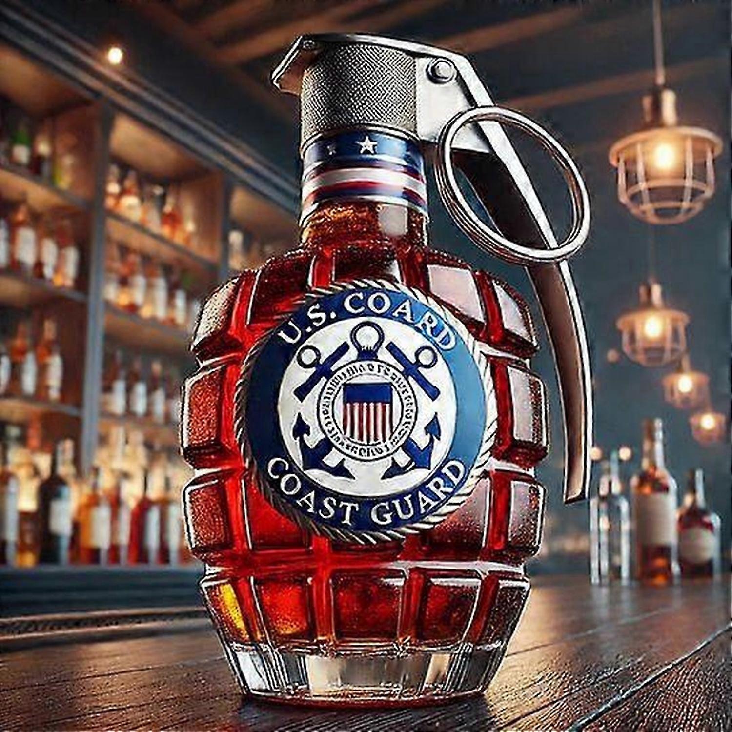 350ml whiskey decanter bald eagle, dachshund, owl, shaped bottle, eagle shaped