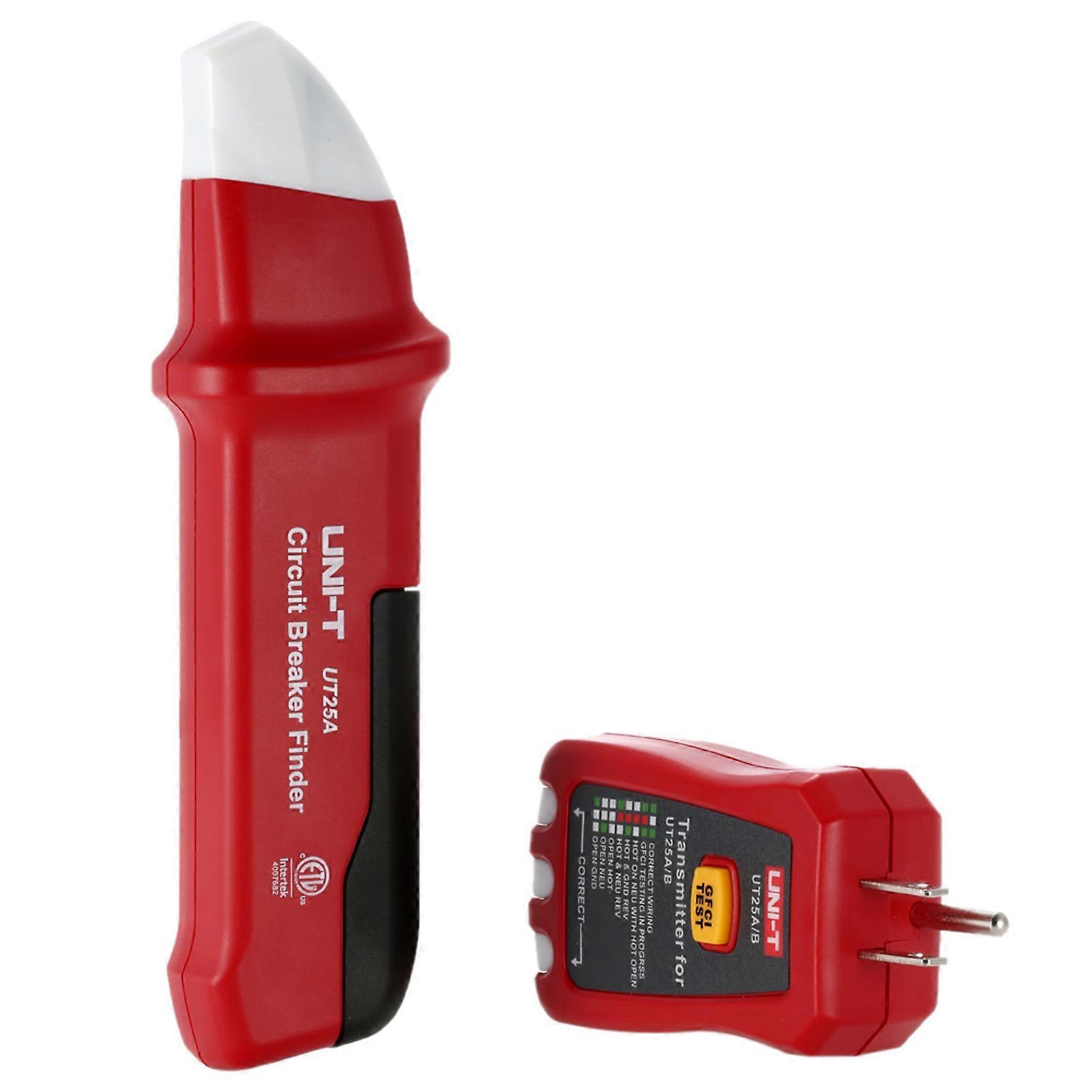 Automatic Circuit Breaker Finder UT25A UT25A B with LED Indicator Socket Tester for Electrical Maintenance and Testing