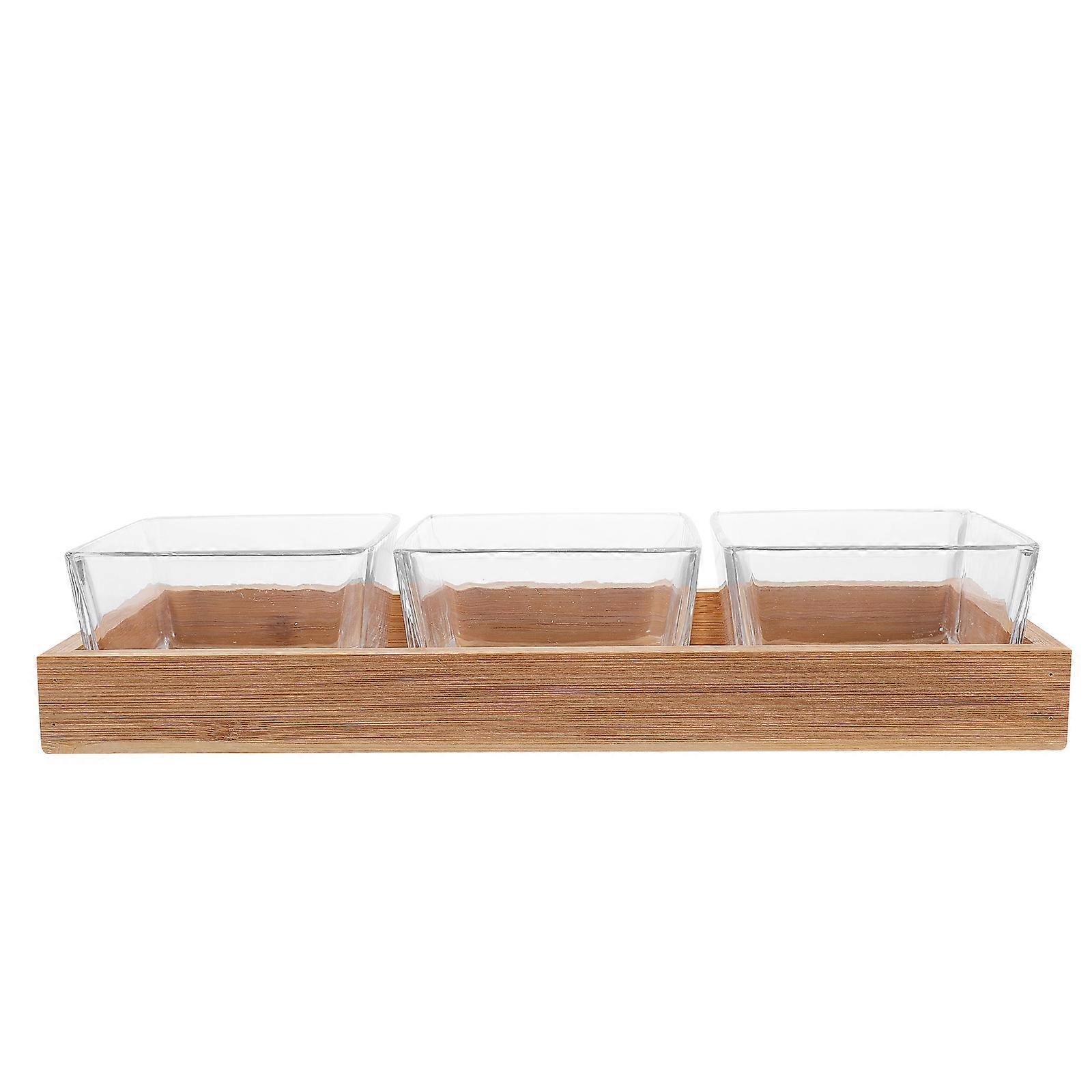 Zero Food Storage Box Glass Fruit Tray for Storage 1Pcs Creative Household