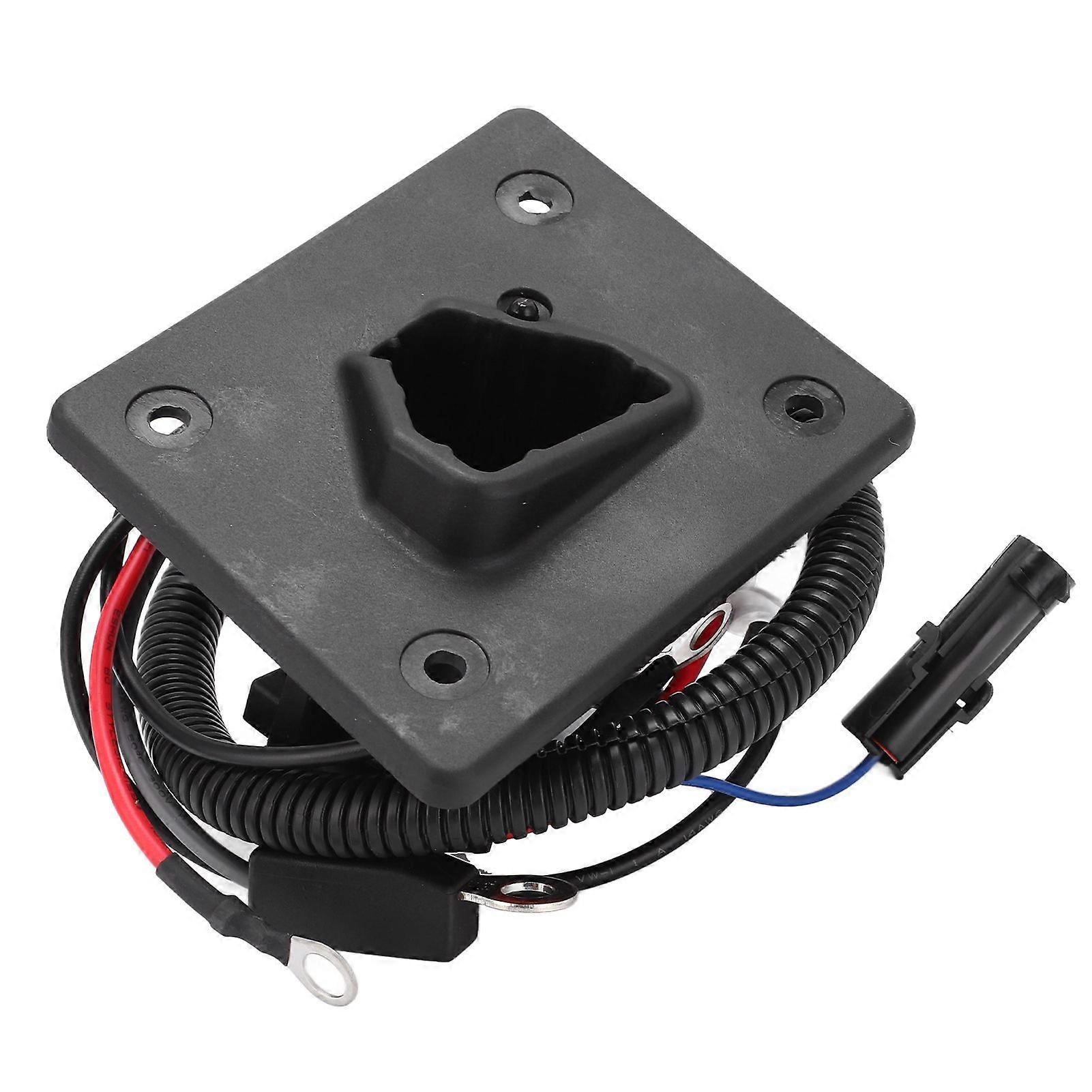club car charger receptacle with wire 602529 611200 dc48v replacement for ezgo 2five 2010up vehicles