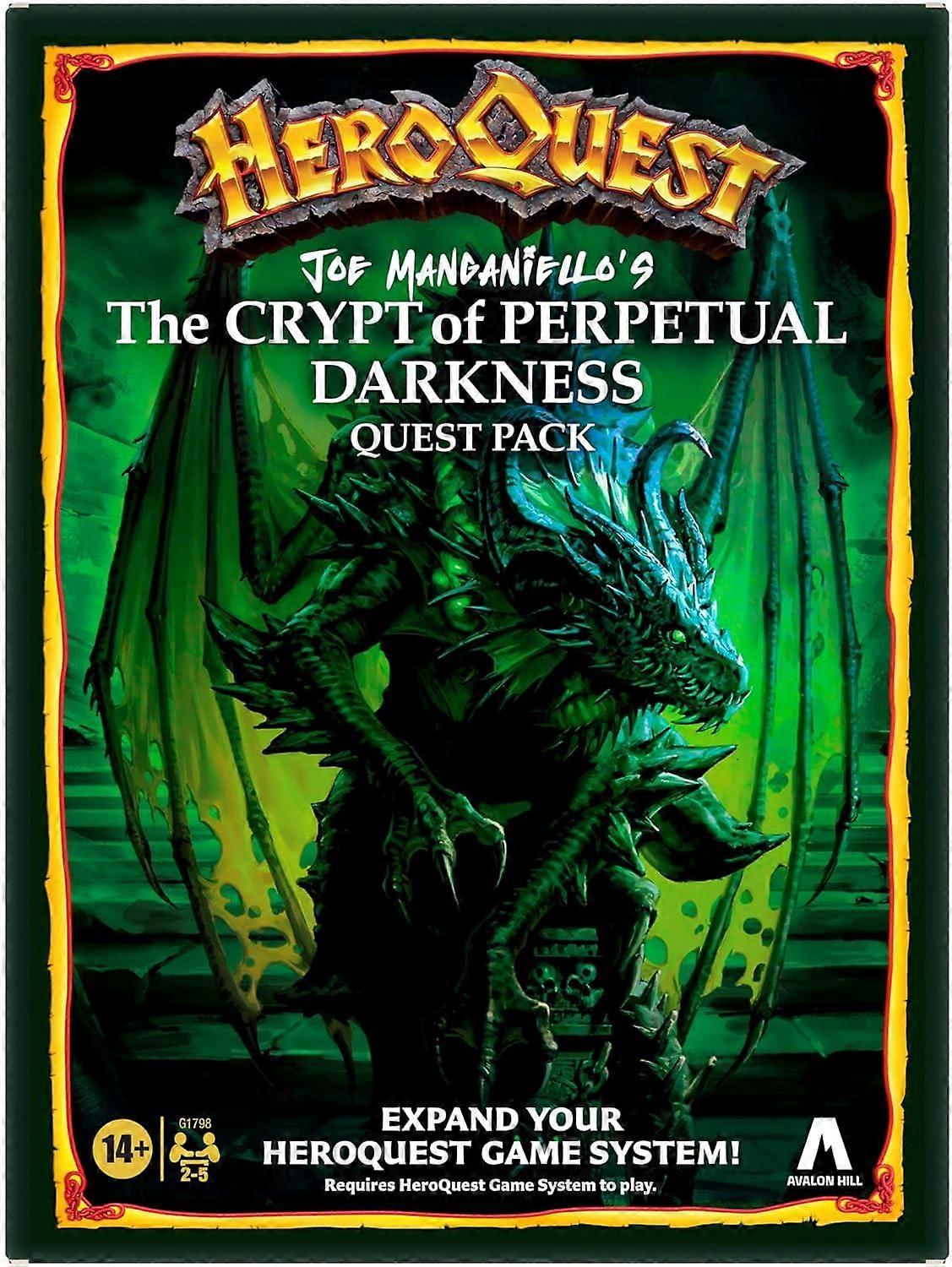 Hero Quest Crypt of Perpetual Darkness Board Game
