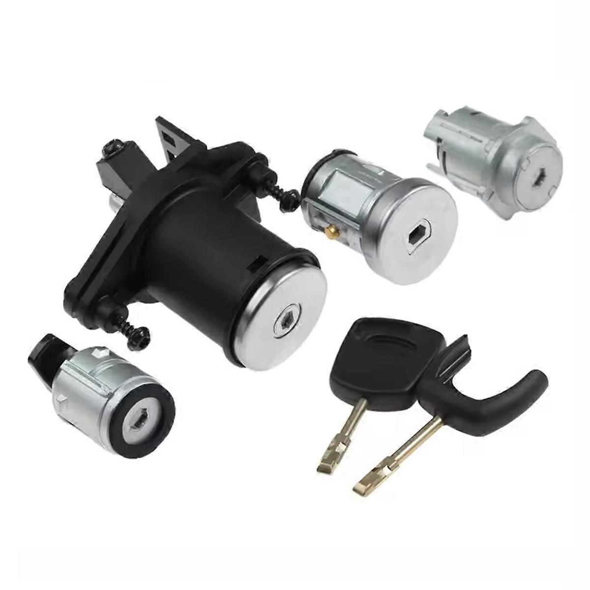1479660 Car Ignition Key Switch Cylinder Lock with Keys for Fiesta Mk5 Fusion () 2003- 2S61A22050Bm