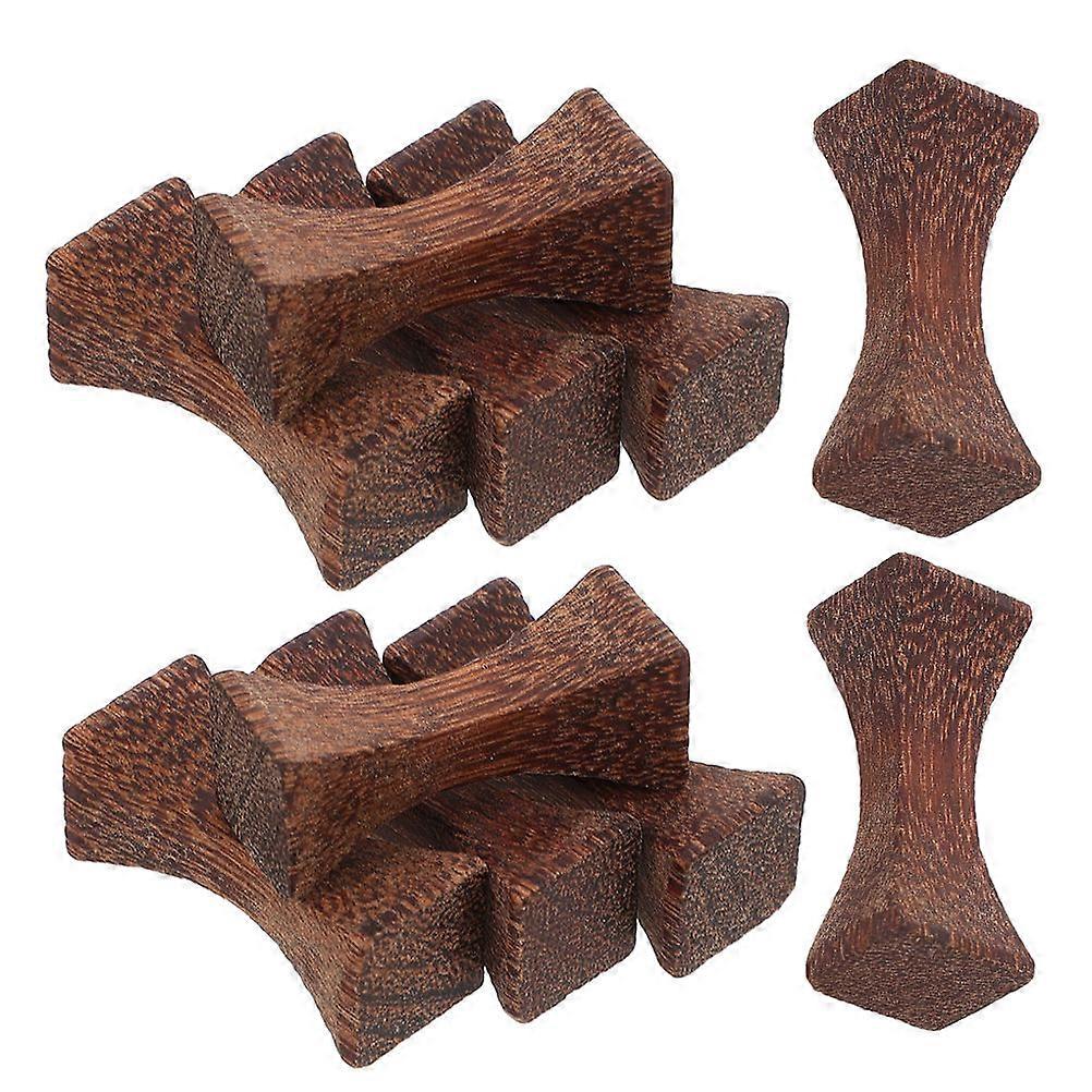 Coffee Wooden Chopstick Holder for Holding Chopsticks 10Pcs Japanese Style Set