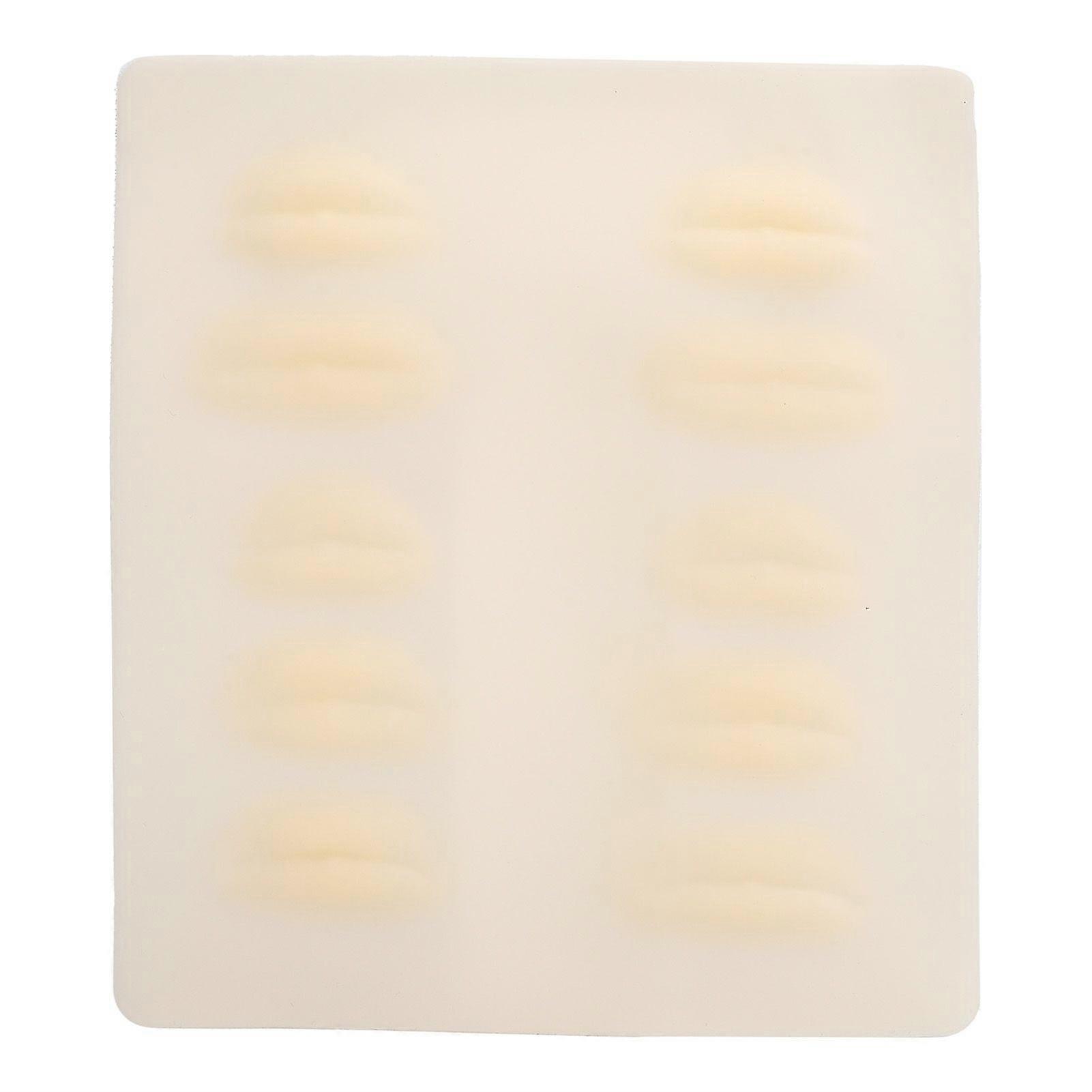 Silicone Microblading Tattoo Practice Skin Tattoo Learning Training Tool Practice SkinLips