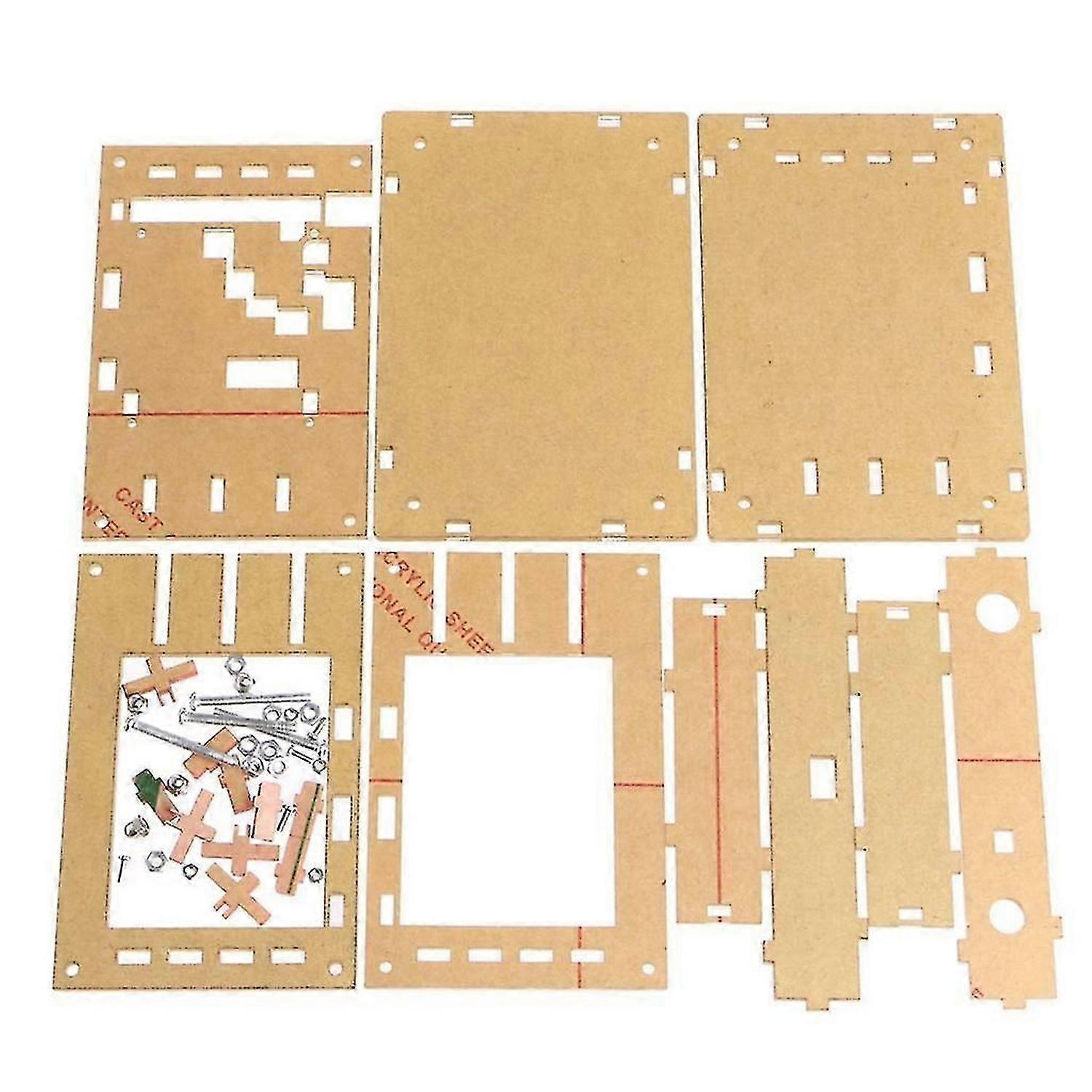 Acrylic DIY Clear for Shell for Case for DSO138 2.4" TFT Digital Oscilloscope Ki