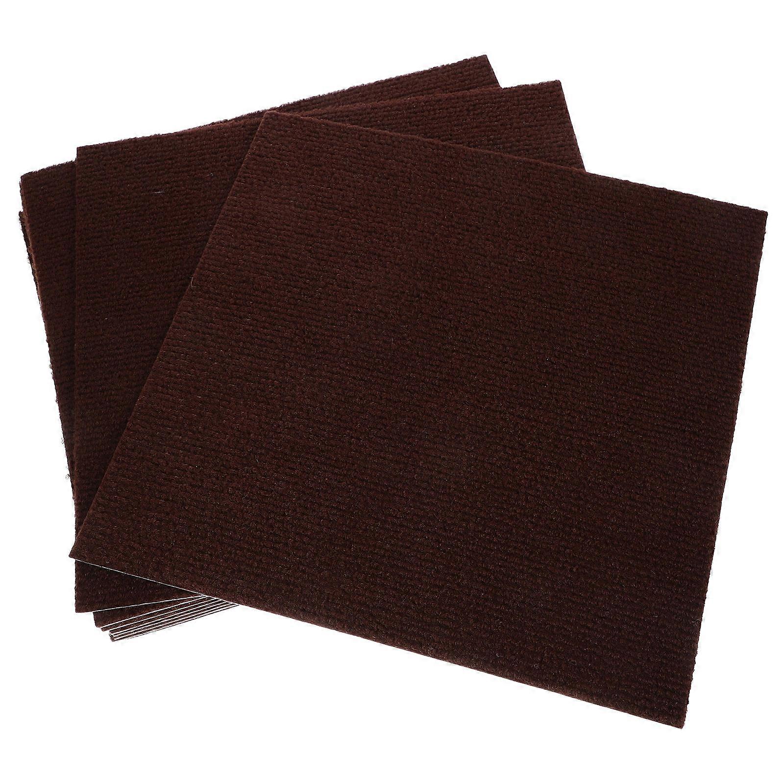 Square Carpet Floor Tiles for Home Use with Nonslip Back 10Pcs Carpet Mat