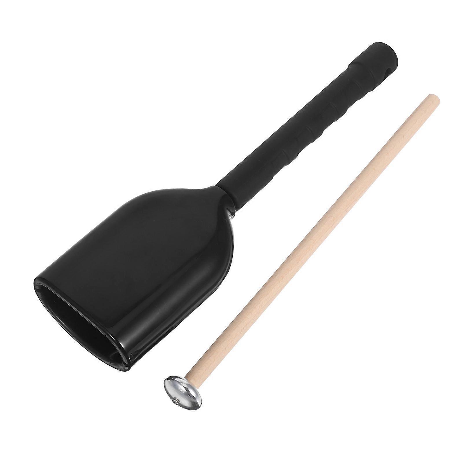 Hand Bell Plastic Cowbell for Percussion Instrument 3Pcs with Long Handle