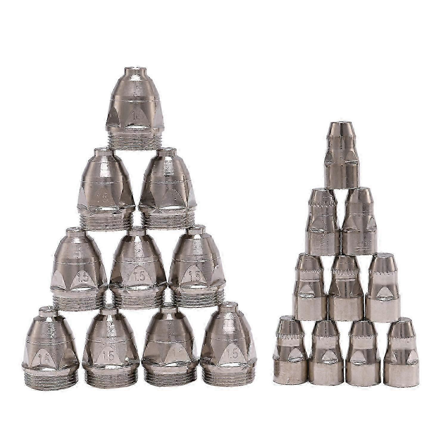 20Pcs P80 Plasma Cutting Torch Consumable Cutting CNC 80A P80 Plasma Torch Tip Electrode Nozzle-2025