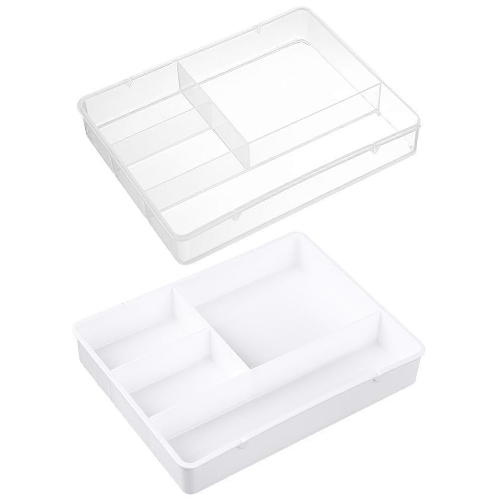 Compartment Organizer Multi-Use Stationery Holder for Storage 10Pcs