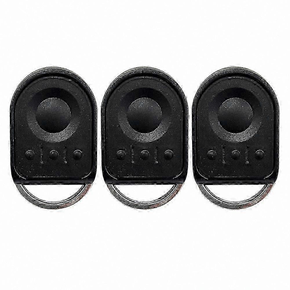 3-Pack 433MHz Wireless Garage Door Opener Remote Control Compatible with Keytis and RTS Systems for Gates and Doors