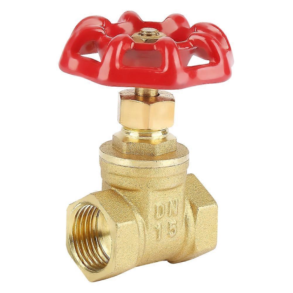 Features:
Made of high quality brass material, this gate valve is sturdy and durable.
The
internal f