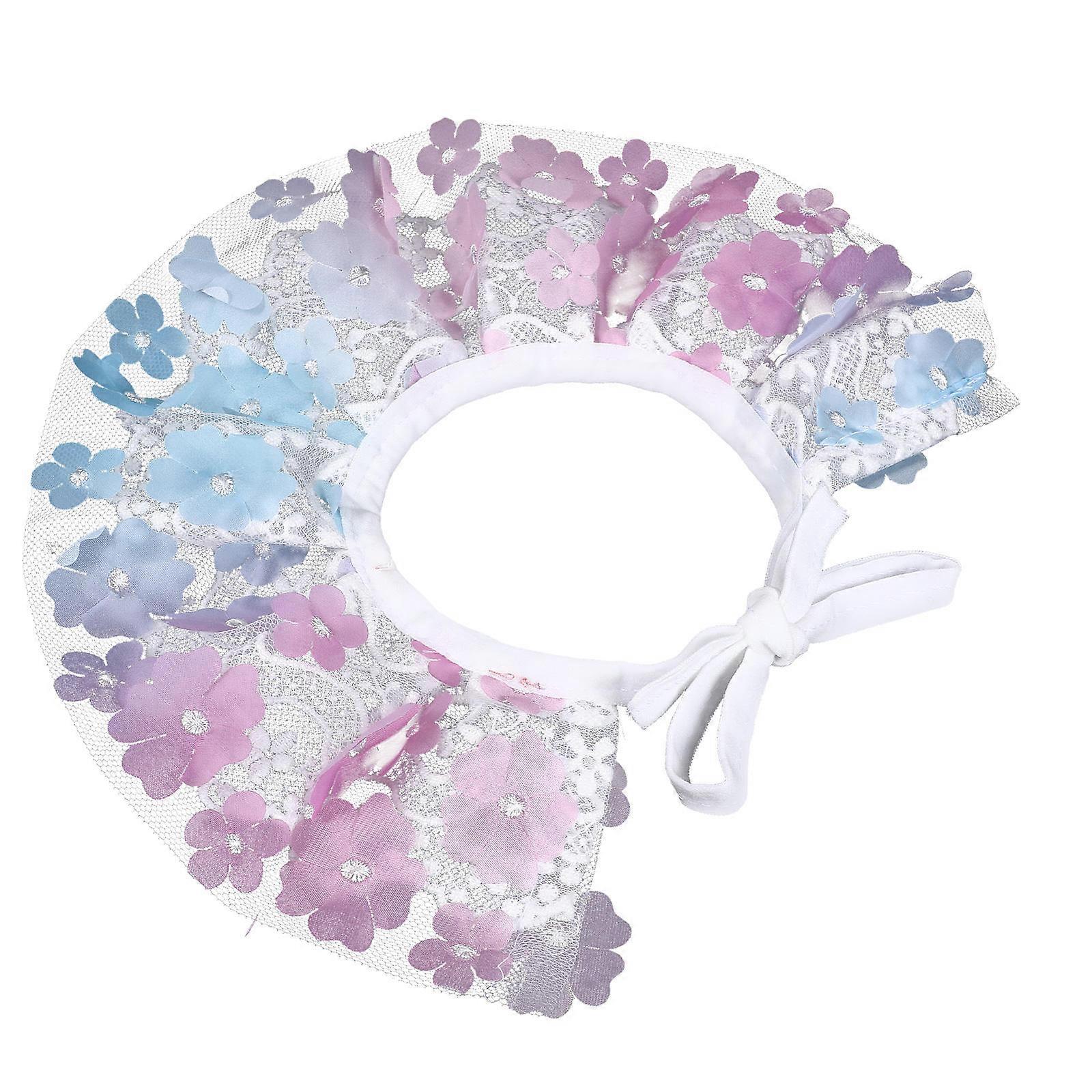 Decorative Lace Collar 2Pcs For Pets With Neck Circumference 25-30cm Perfect For Spring Celebrations