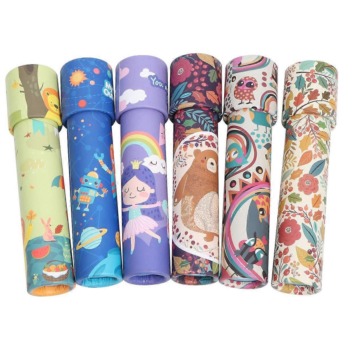 Girl Kaleidoscope 6Pcs Educational Toys for Developing Motor Skills