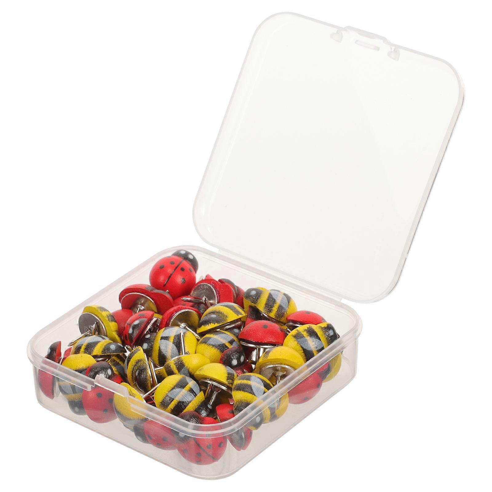 Multi-Function Thumb Tacks 200 Pcs Cartoon Pushpins Suitable For Daily Use Classroom And Office Activities Animal Shaped Decor