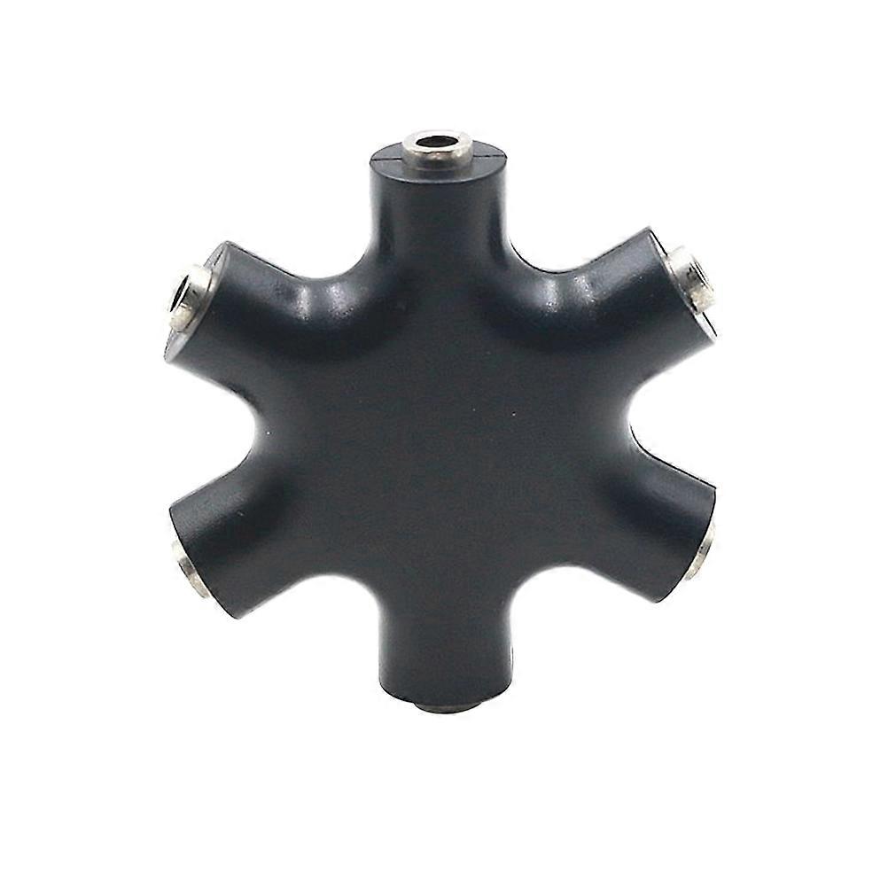 Headphone Adapter 6 Way 3.5mm Splitter for Earphone Sharing 3Pcs